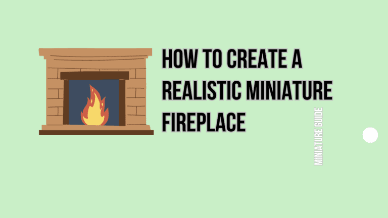How to Create a Realistic Miniature Fireplace – DIY Dollhouse Miniature Fireplace